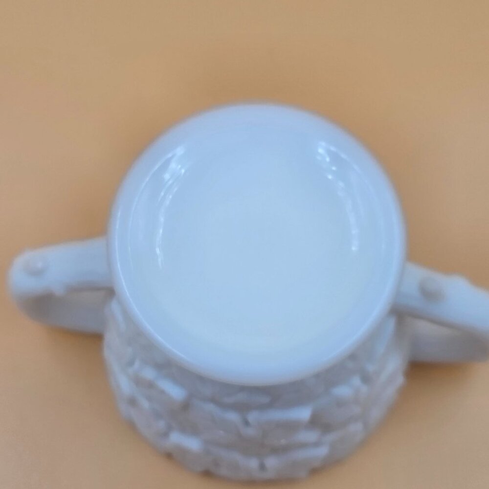 Westmoreland Bramble Milk Glass Creamer and Sugar Set Vintage - Picture 5 of 14
